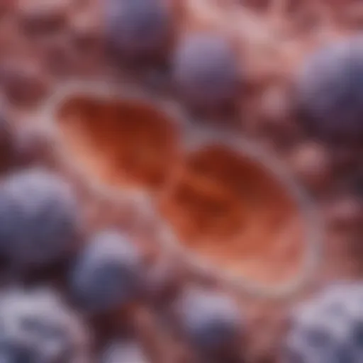 Microscopic view of urothelial carcinoma in renal tissue