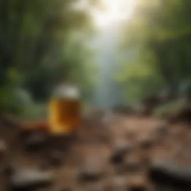 A serene landscape representing the natural ingredients sourced by Wakunaga.