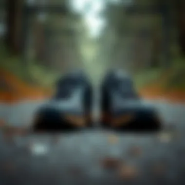 Pair of shoes ready for a walking session