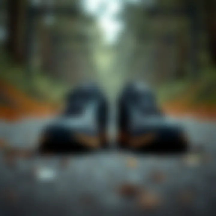 Pair of shoes ready for a walking session