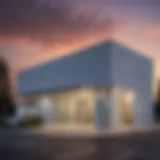 Exterior view of Z Med Clinic showcasing its modern architecture